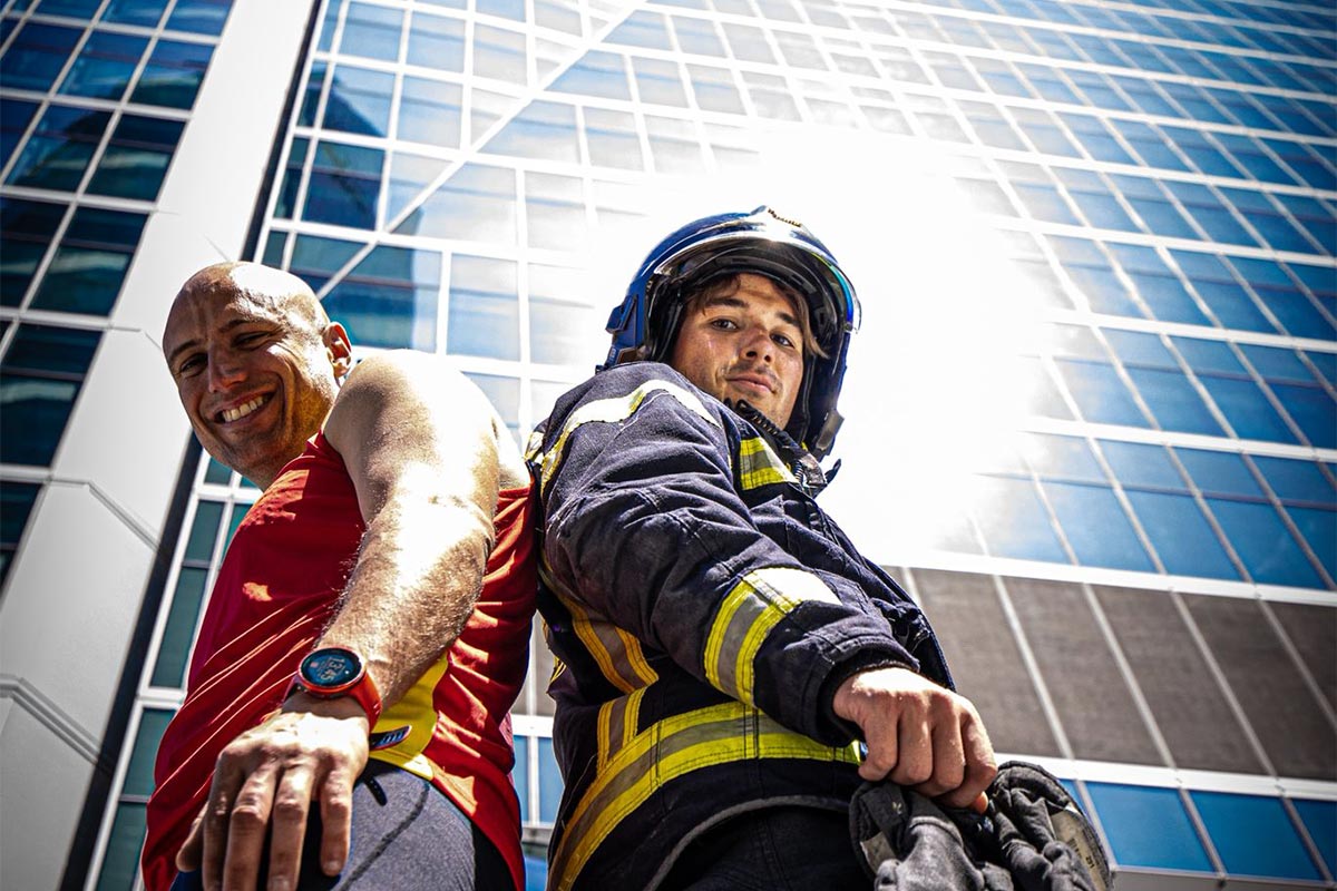La X Carrera Vertical Torre Emperador Castellana Bomberos de Madrid se convierte en la mejor carrera vertical de toda España, con récord de participación de bomberos de toda España y atletas populares