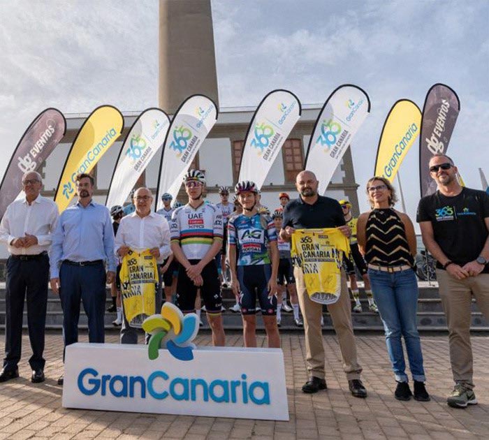 Tadej Pogacar, participante de lujo en la Totalenergies GF Pico de las Nieves