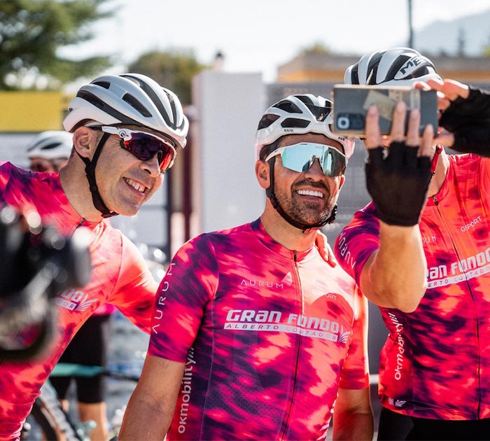 Más de 2.000 ciclistas disfrutan de la TotalEnergies Gran Fondo Alberto Contador 2025