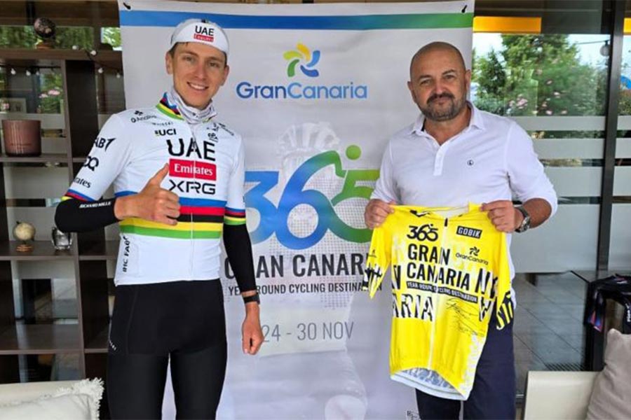 Pogacar anuncia su participación en la TotalEnergies Gran Fondo Pico de las Nieves 2025