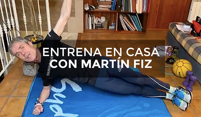 Los 18 ejercicios de Martín Fiz para entrenar en casa
