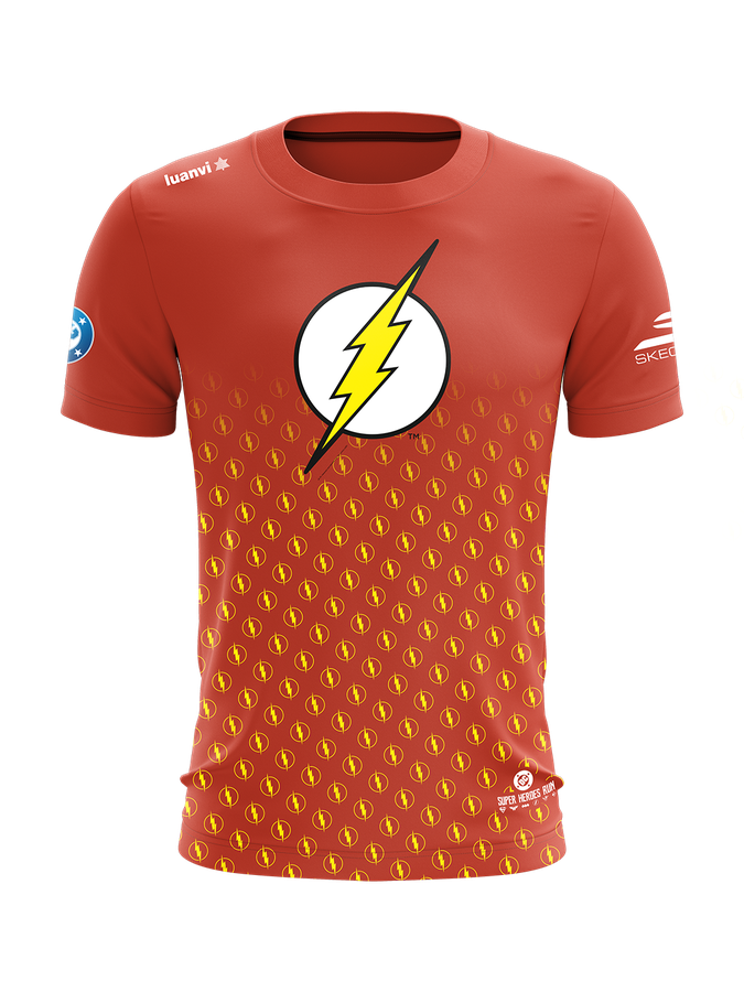 Camiseta Flash, anverso