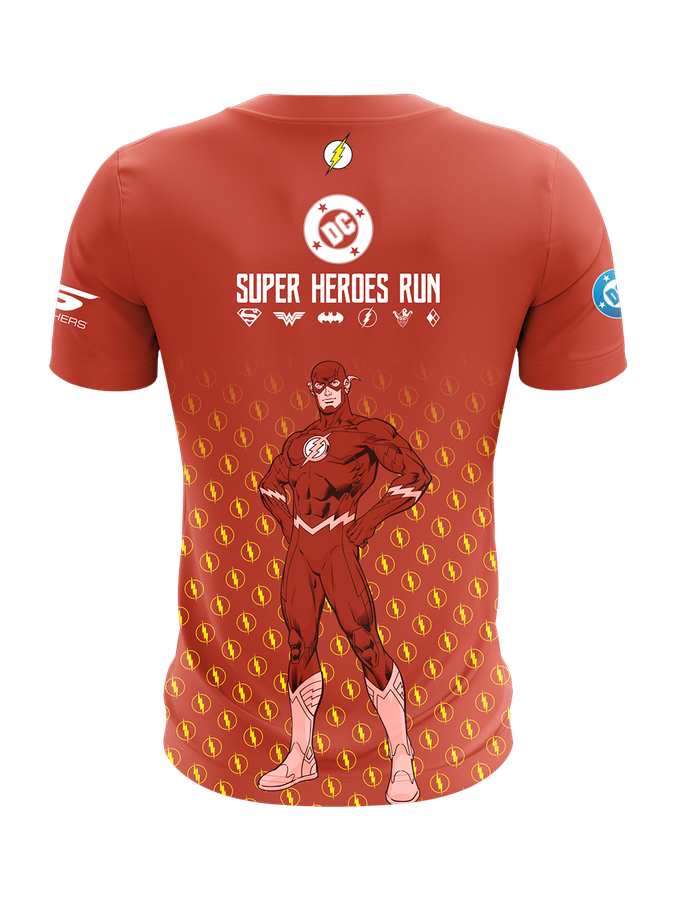 Camiseta Flash, reverso
