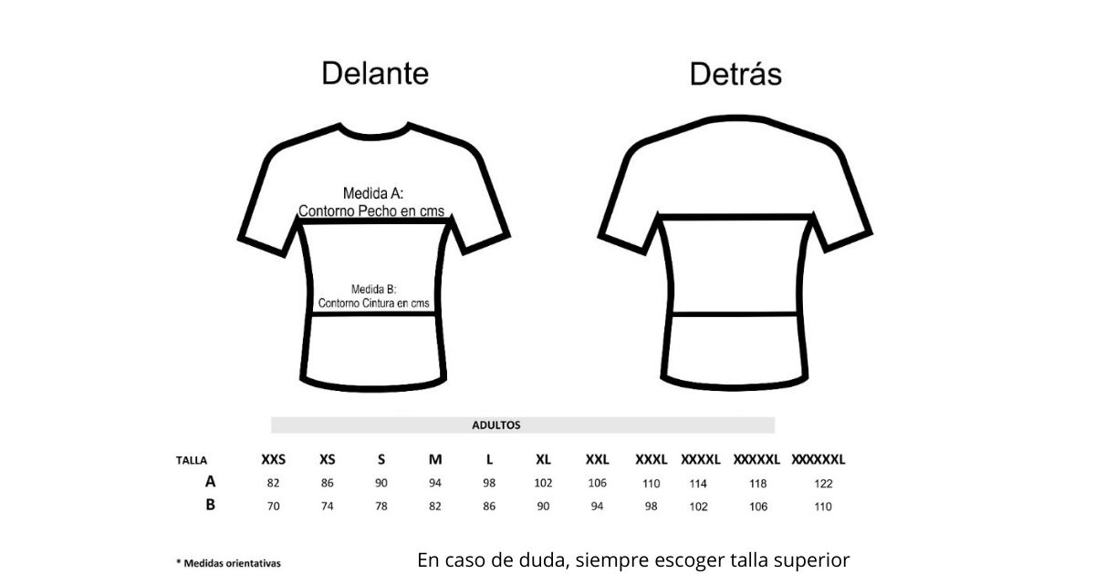 Guía de Tallas CDQ