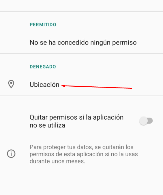 Guía visual de permisos para Android