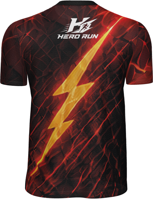 Camiseta del superpoder Velocidad por detrás