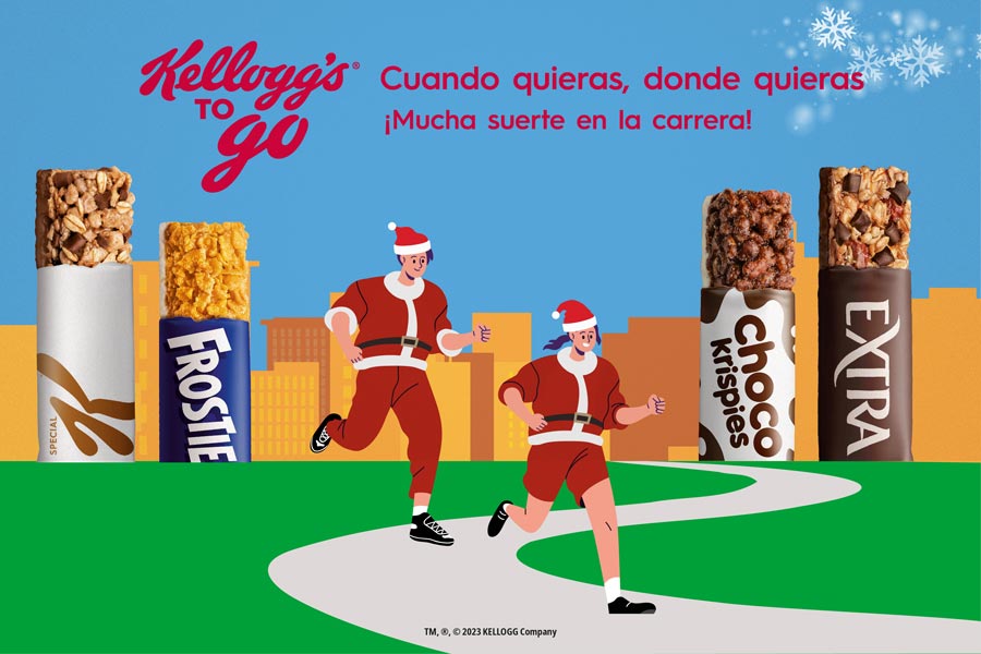 Kellogg’s promueve el estilo de vida saludable y la solidaridad en la Carrera de Papá Noel