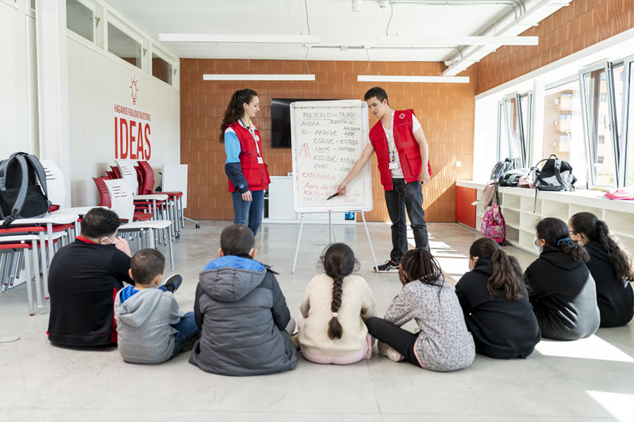 La Carrera de Papá Noel El Corte Inglés solidaria con Cruz Roja