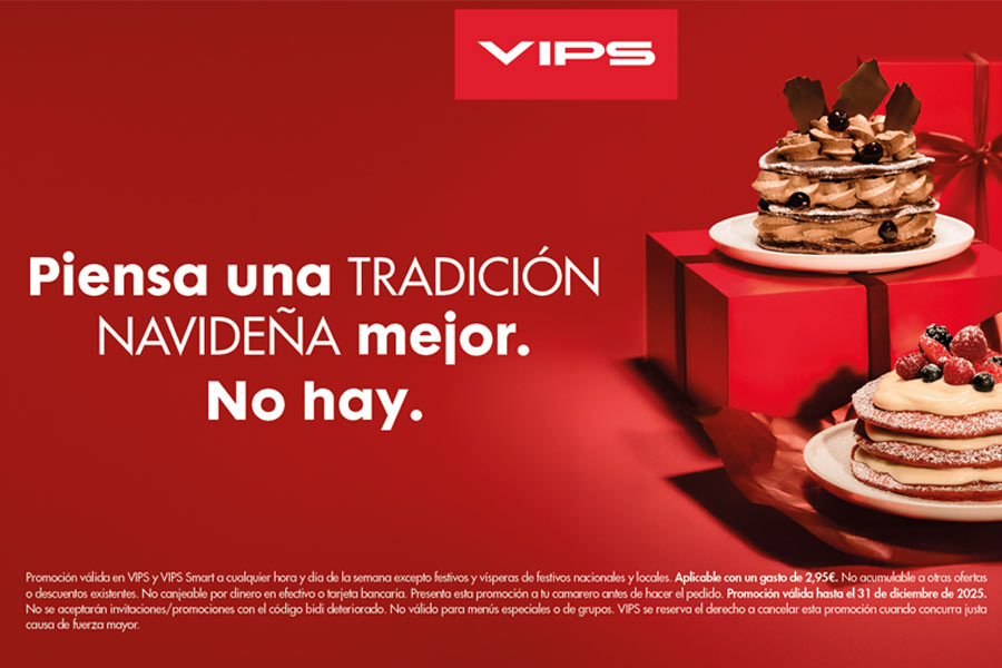 Aprovecha el descuento y prueba las tortitas navideñas de VIPS