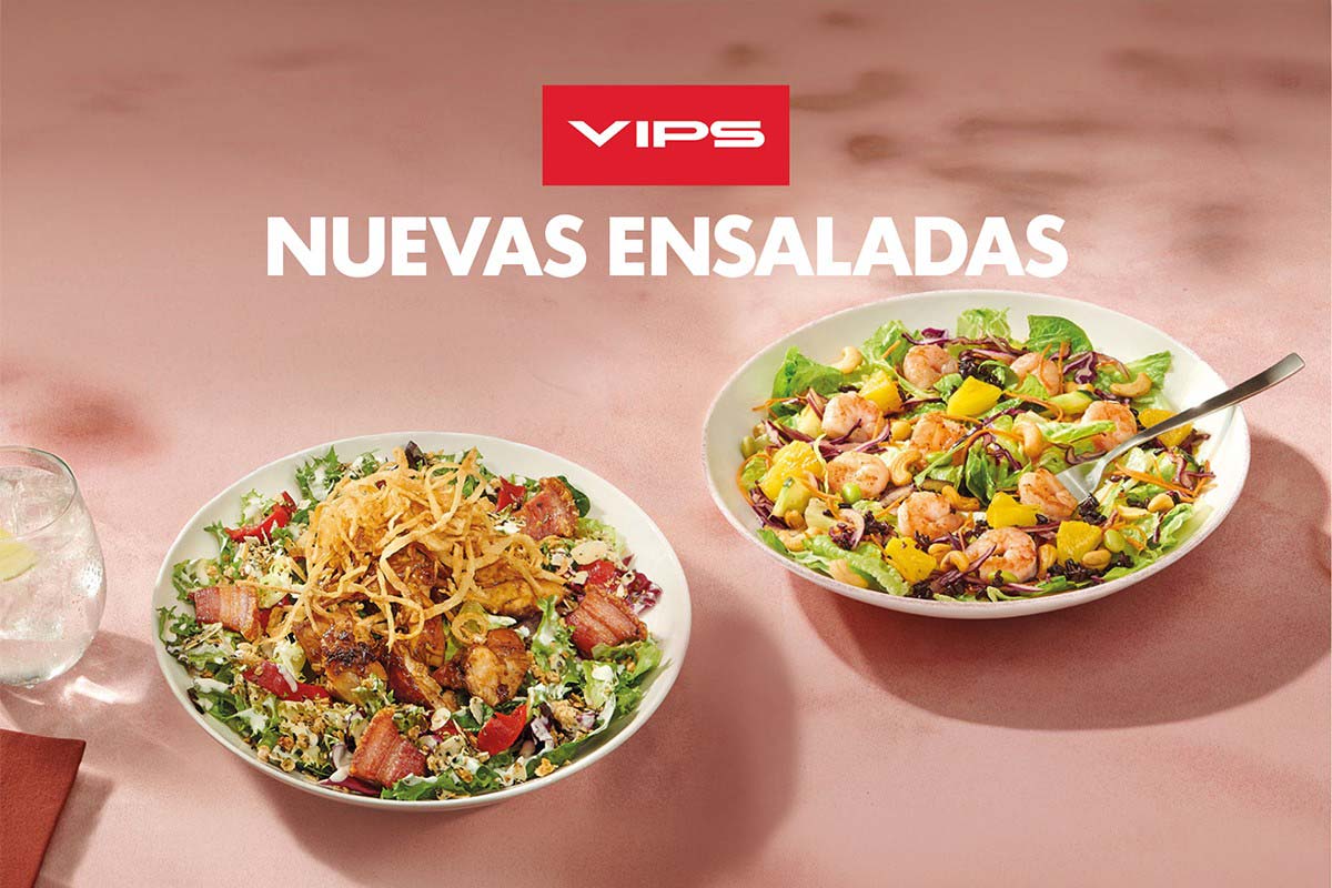 Este verano disfruta la comida ligera con un 10% de descuento en VIPS