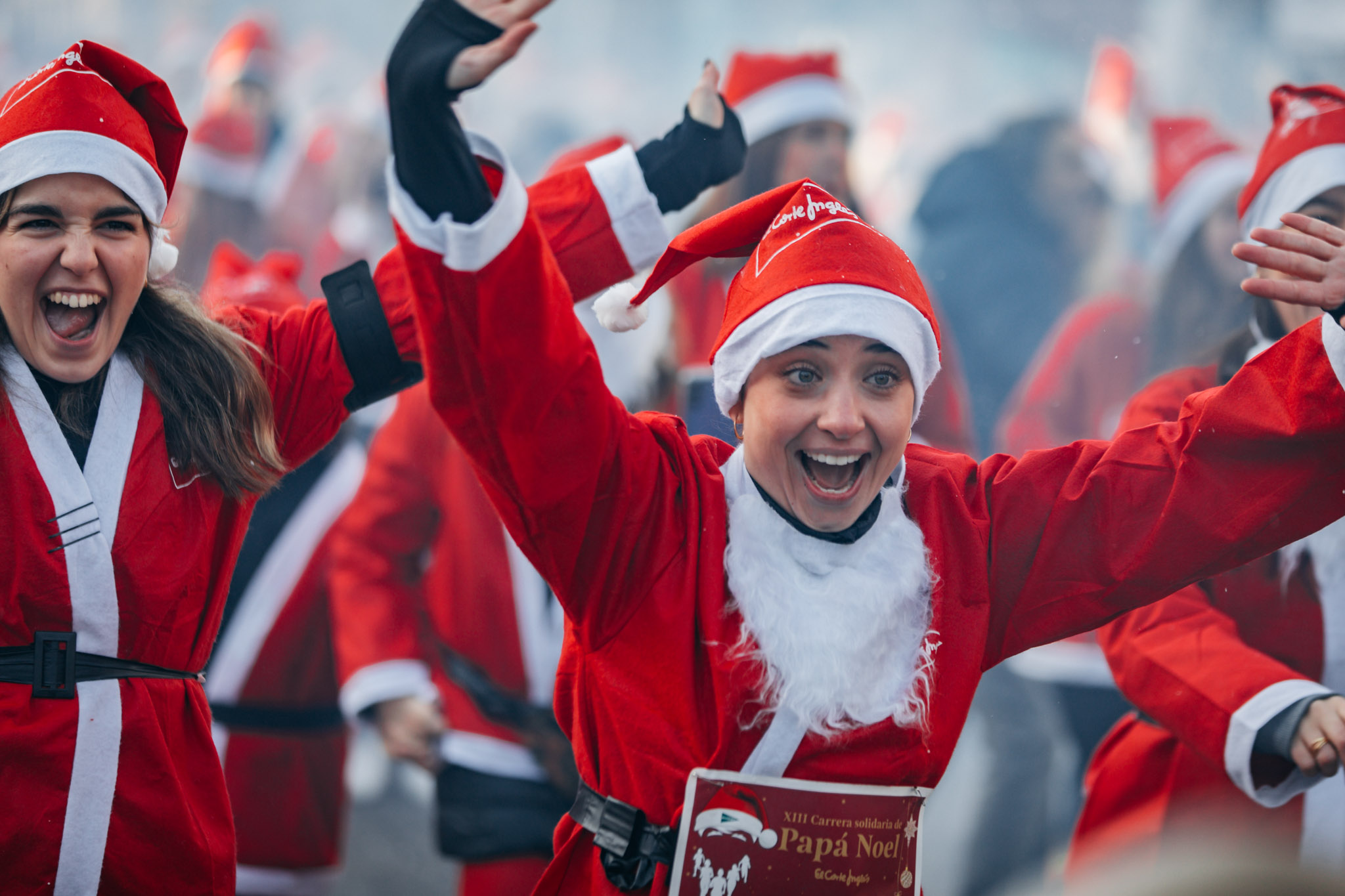 Consigue tus fotos de la XIV Carrera de Papá Noel El Corte Inglés