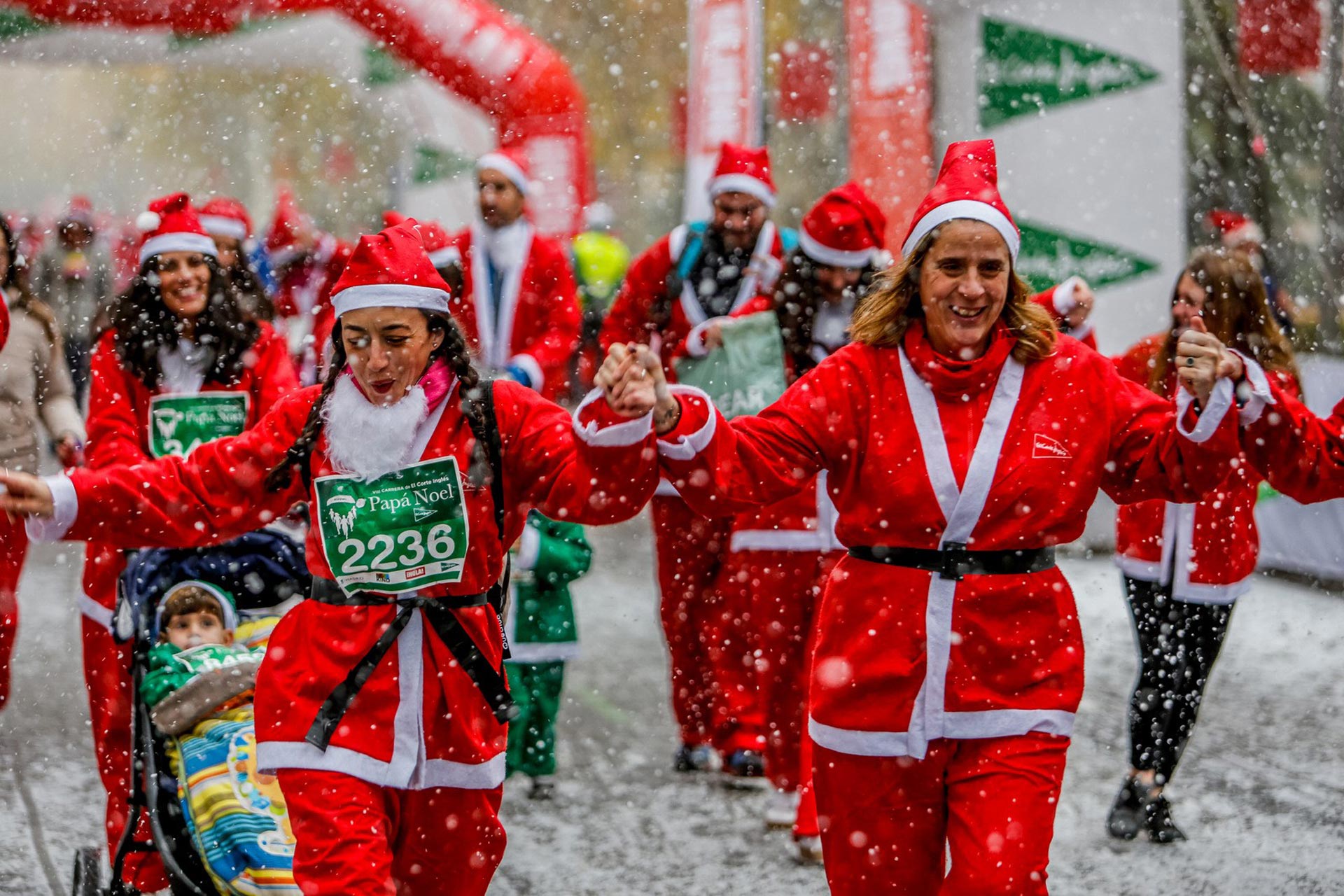 Carrera de Papá Noel Santiago de Compostela