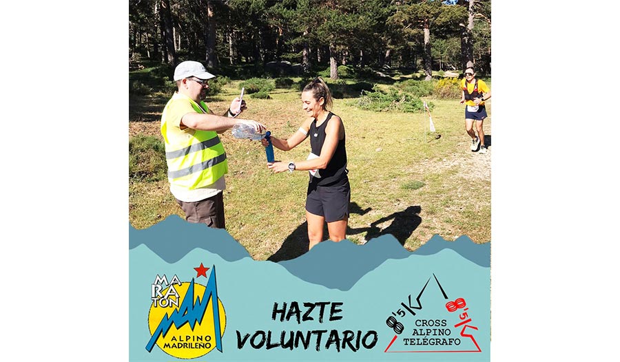 Participa como voluntario en el Maratón Alpino Madrileño y el Cross Alpino del Telégrafo
