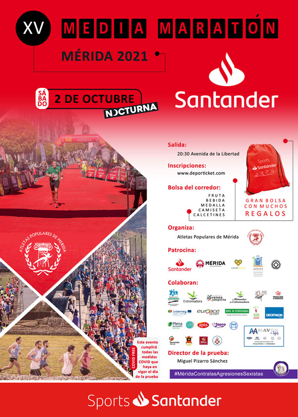 Cartel Media Maratón de Mérida