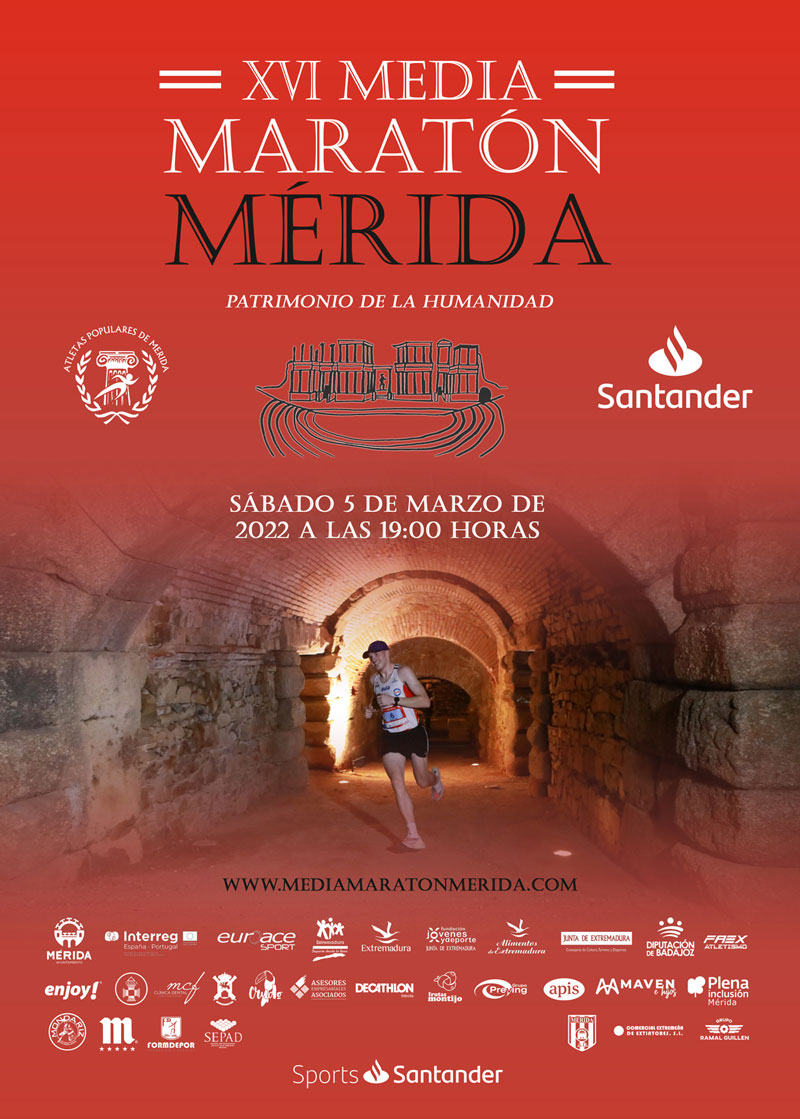 Cartel Media Maratón de Mérida