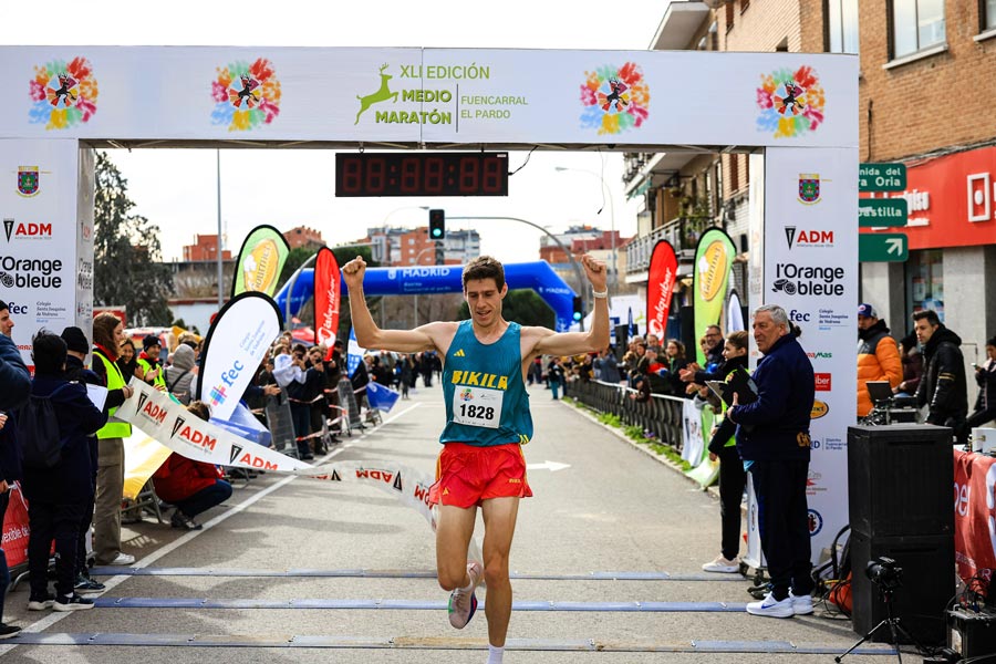 Fabián Blanco y María Isabel Matarranz se coronan en el Medio Maratón Fuencarral El Pardo 2026
