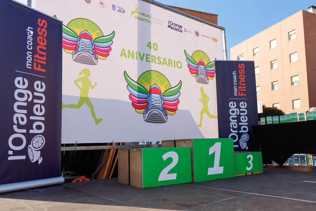 l´Orange bleue Madrid Valverde, patrocinador oficial del Medio Maratón Fuencarral El Pardo por segundo año consecutivo