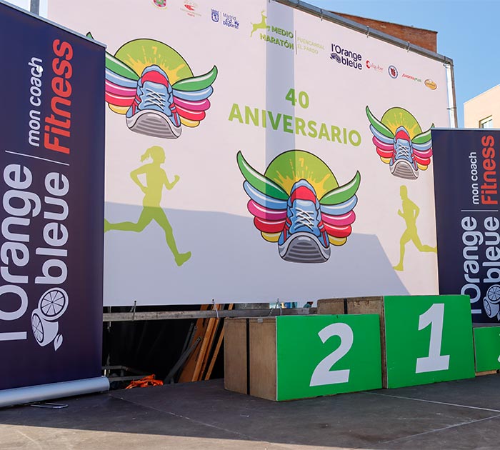l´Orange bleue Madrid Valverde, patrocinador oficial del Medio Maratón Fuencarral El Pardo por segundo año consecutivo