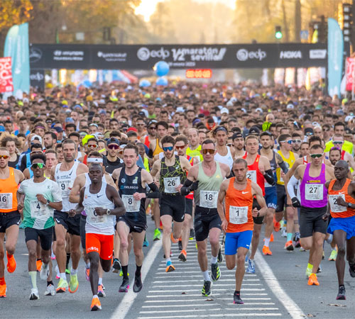 El Medio Maratón de Sevilla 2024 vuelve a batir su récord de participación con 14.000 corredores 