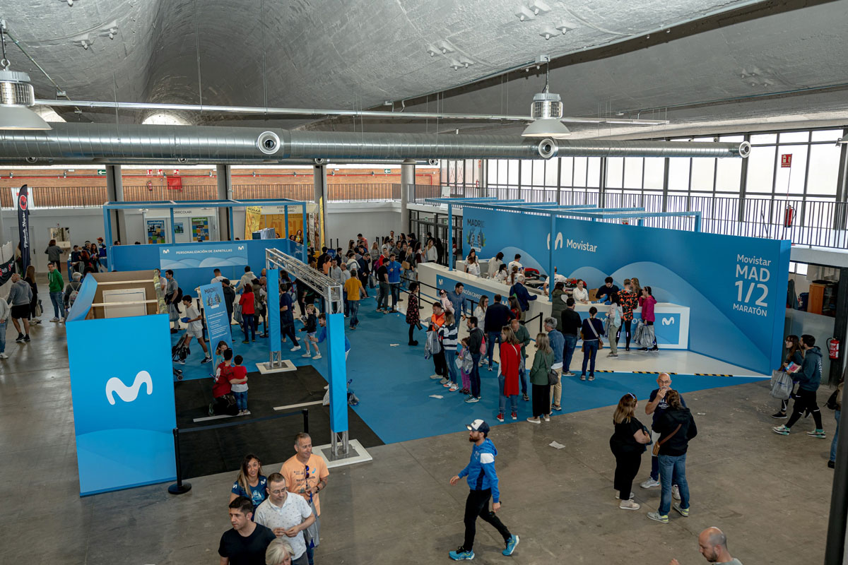 The Movistar Madrid Medio Marathon Expo will be held in the Telefónica District