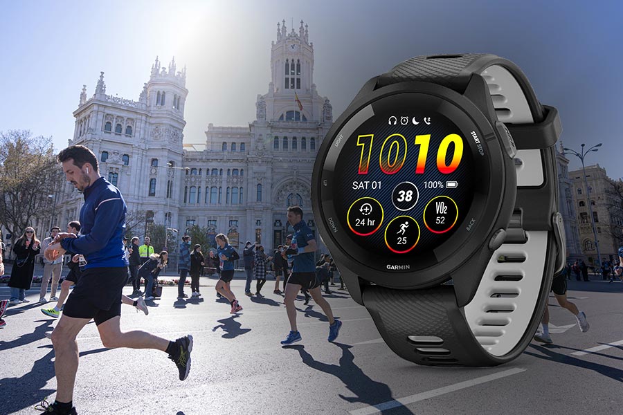 Garmin is the official watch of the Movistar Madrid Half Marathon 2023