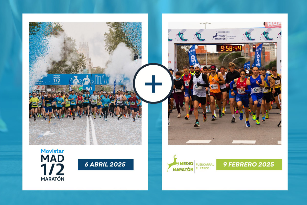 Disfruta del Movistar Madrid Medio Maratón y del Medio Maratón de Fuencarral – El Pardo a un precio especial