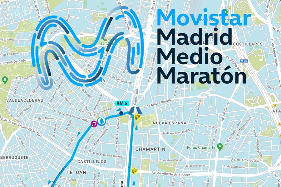 The Movistar Madrid Medio Marathon unveils its brand new course