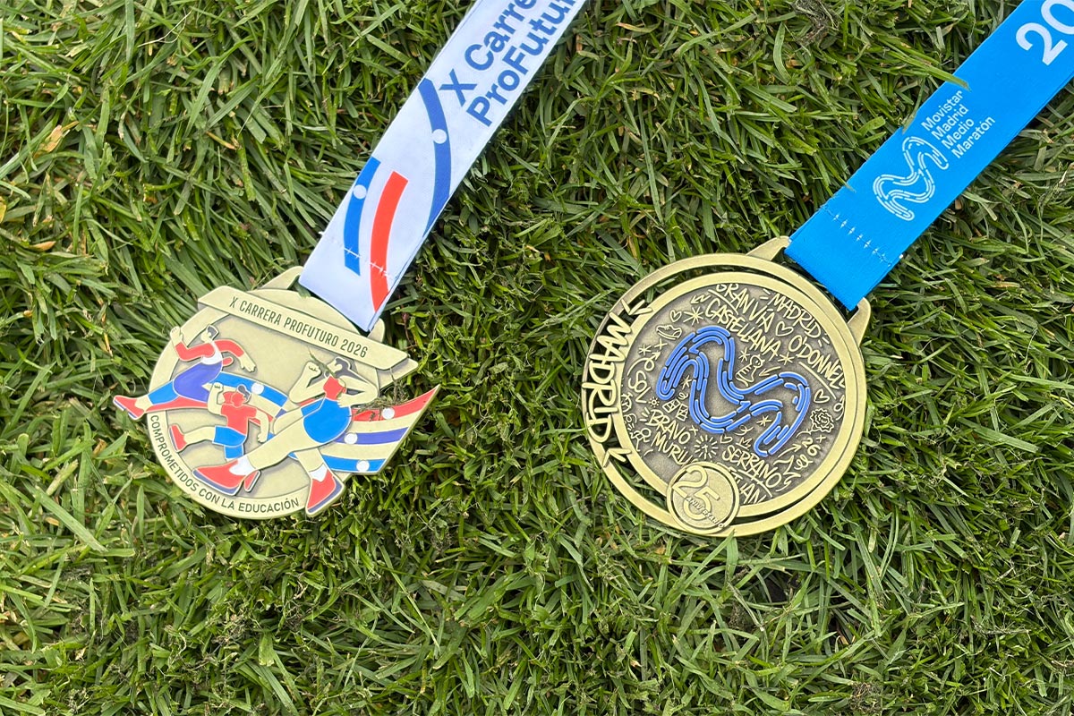 Estas son las medallas del Movistar Madrid Medio Maratón y la Carrera Profuturo