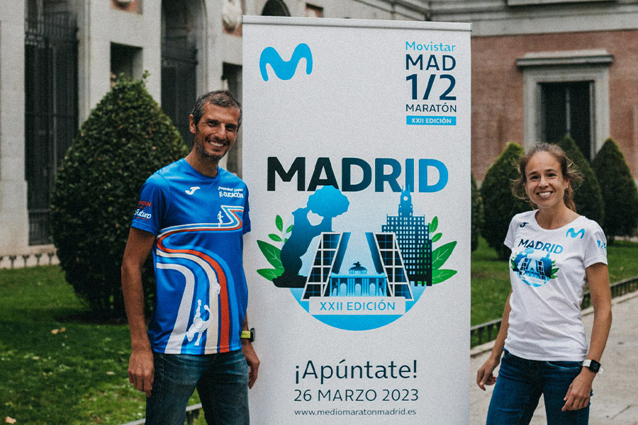 These are the official Joma T-shirts for the Movistar Madrid Half Marathon and the ProFuturo charity race