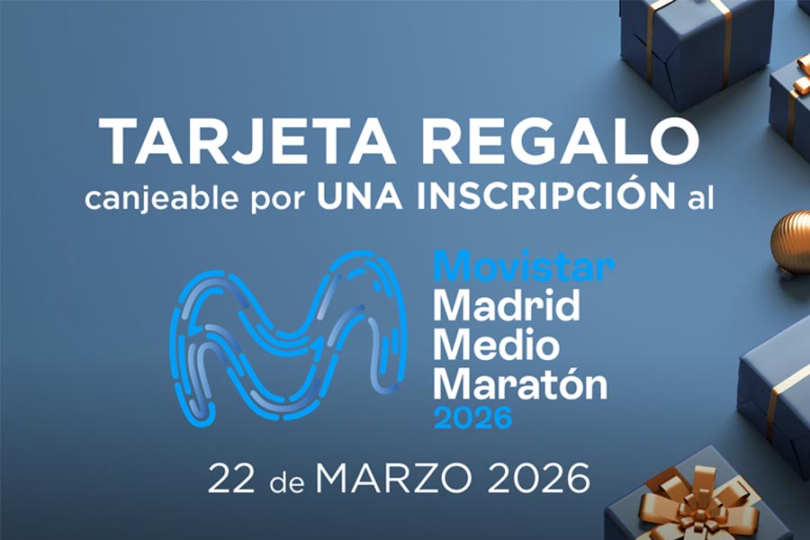 Estas Navidades… ¡Regala un dorsal para el Movistar Madrid Medio Maratón!
