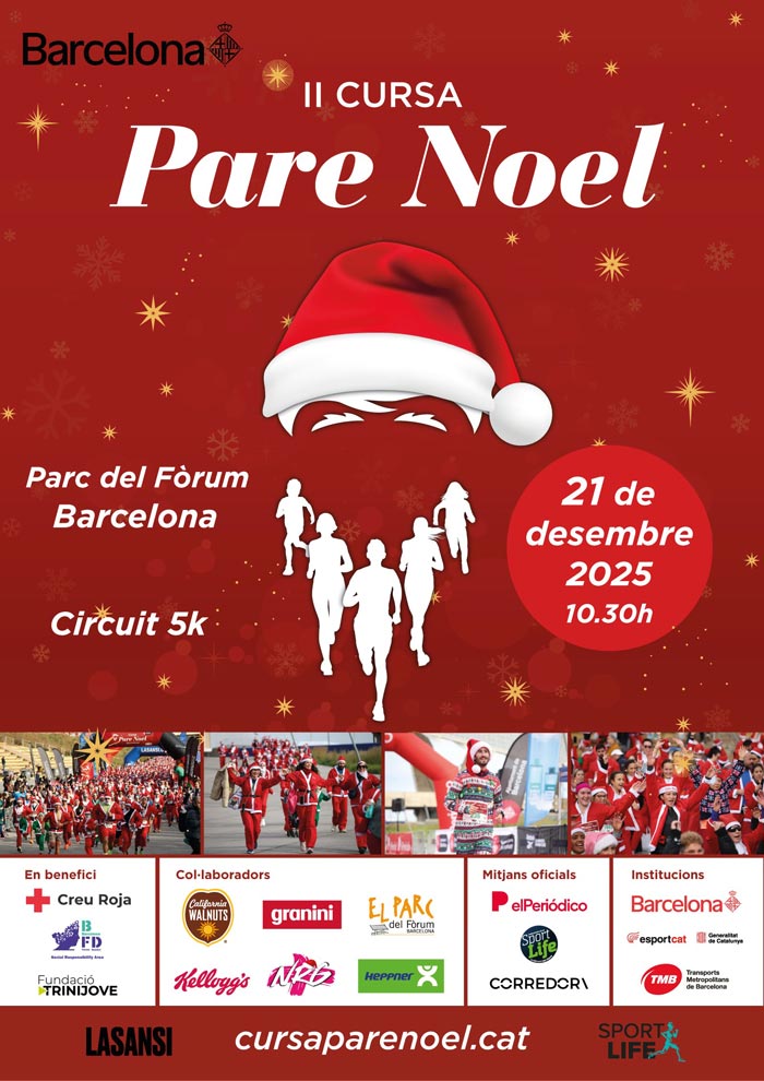 II Carrera Solidaria de Papá Noel Barcelona
