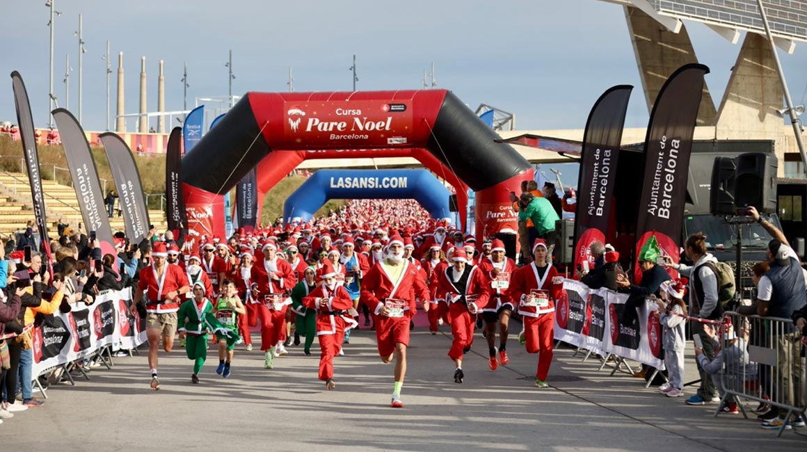 II Carrera Solidaria de Papá Noel Barcelona