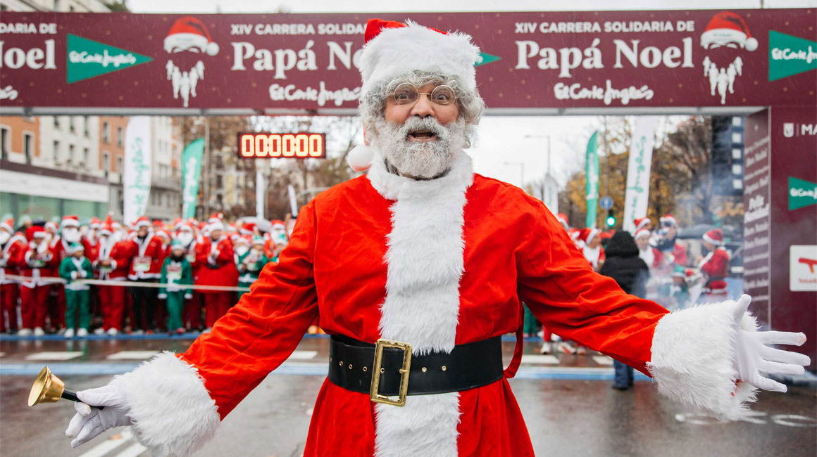 XIV Carrera Solidaria de Papá Noel El Corte Inglés