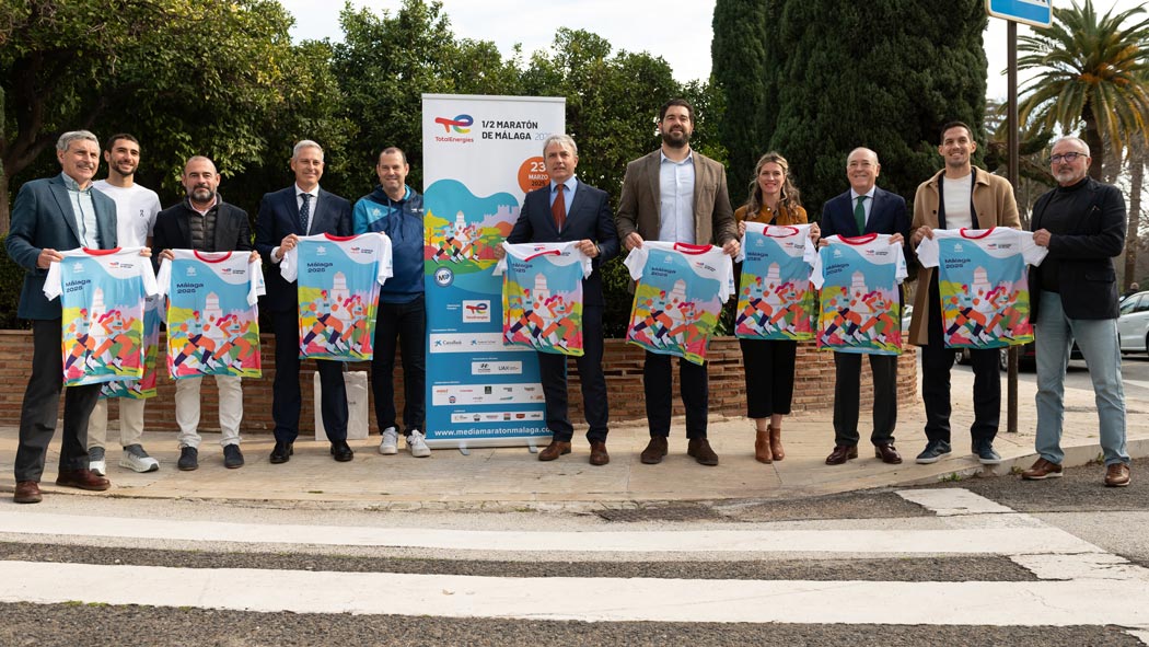 El TotalEnergies ½ Maratón de Málaga 2025 se presenta con nuevo recorrido y dorsales agotados