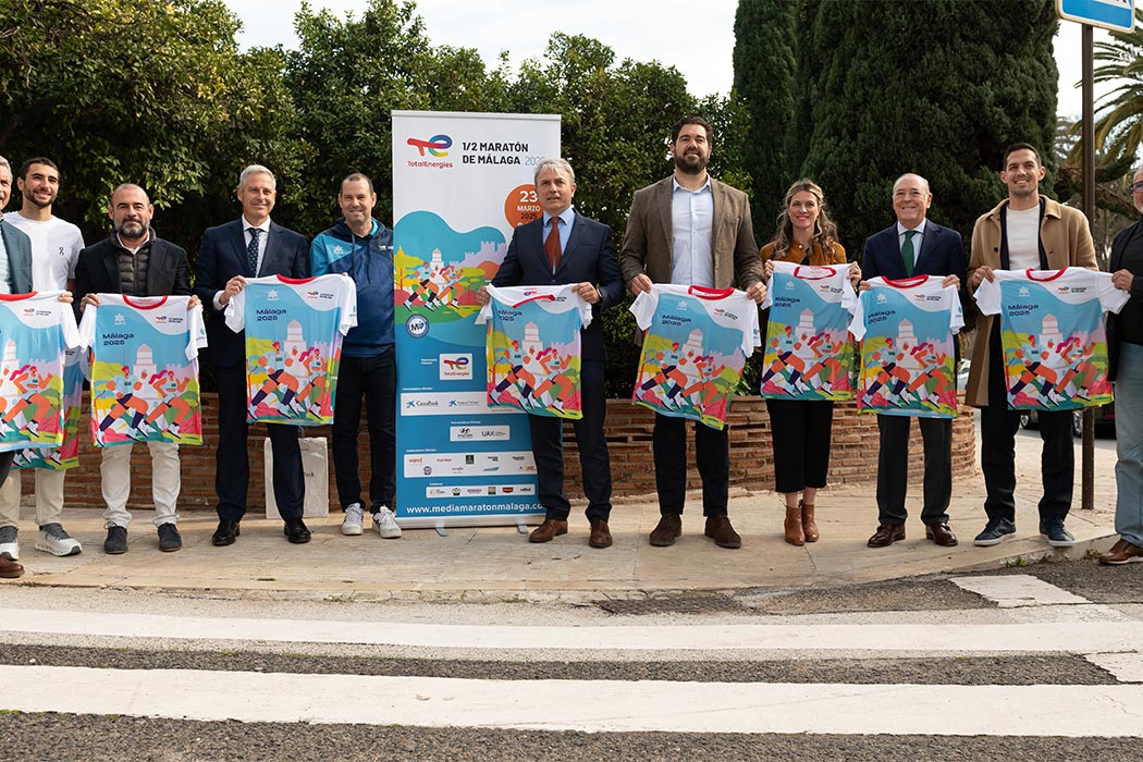 El TotalEnergies ½ Maratón de Málaga 2025 se presenta con nuevo recorrido y dorsales agotados