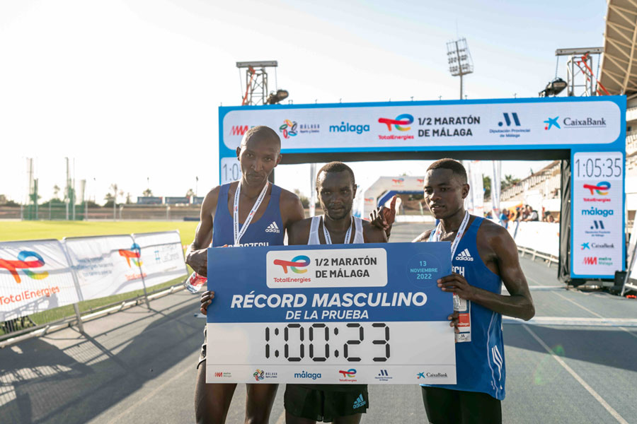 Éxito deportivo en el TotalEnergies Medio Maratón Ciudad de Málaga