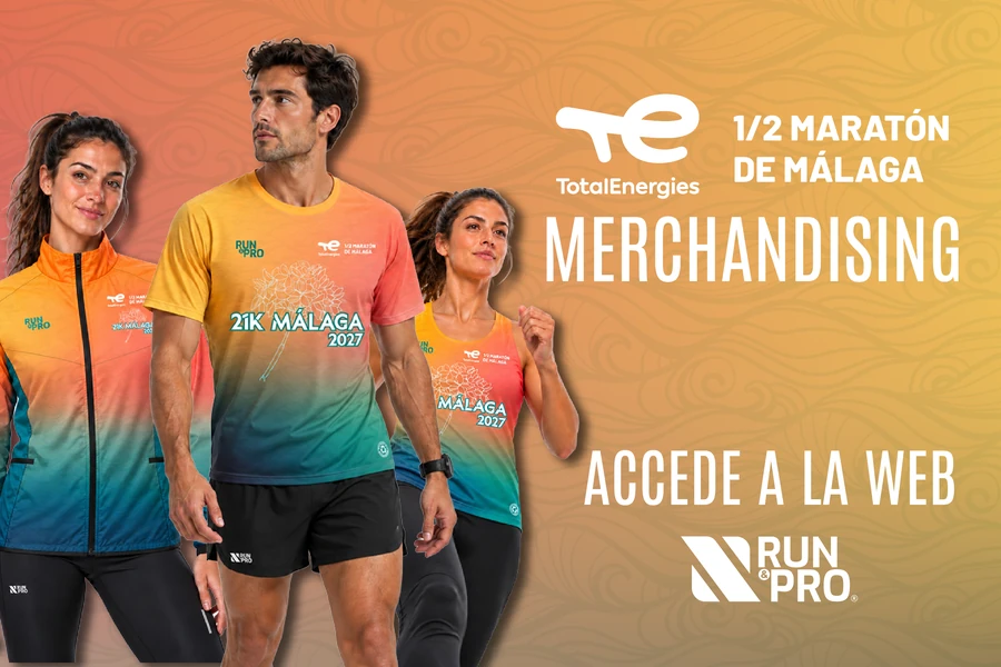 Merchandising · TotalEnergies 1/2 Maratón de Málaga 2027