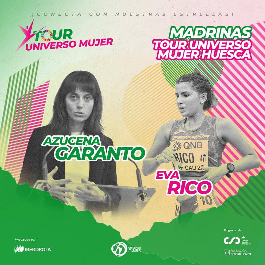 Eva Rico y Azucena Garanto, madrinas del Tour Universo Mujer