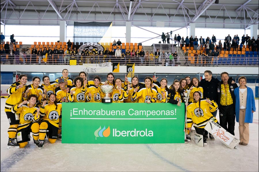 El Puigcerdá se estrena en la Copa de la Reina de hockey hielo