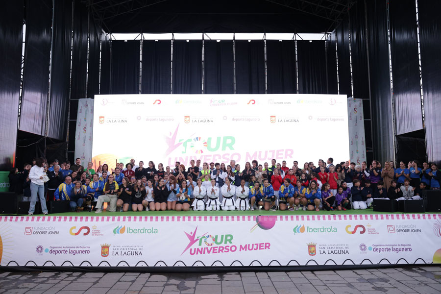 Exitoso fin de fiesta del Tour Universo Mujer en La Laguna