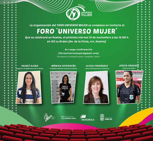 Confirmadas las ponentes del Foro Universo Mujer de Huelva