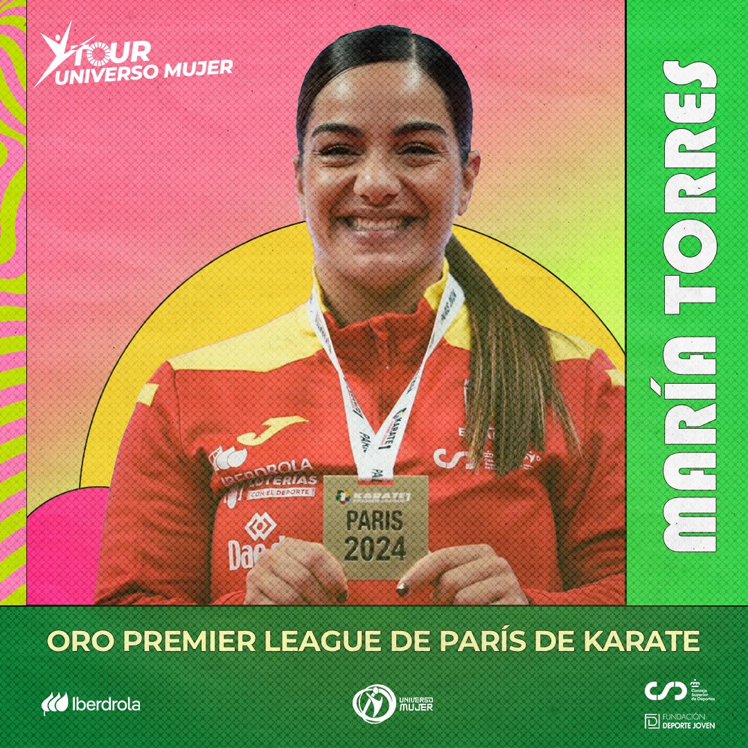 María Torres se cuelga el oro en la Premier League de París de Karate