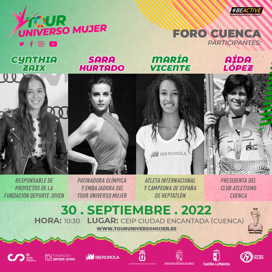 María Vicente, Cynthia Zaix y Aída López debatirán sobre los logros de la mujer en el deporte
