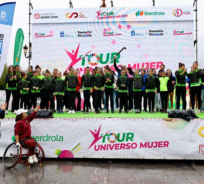 Ni la lluvia pudo con el Tour Universo Mujer