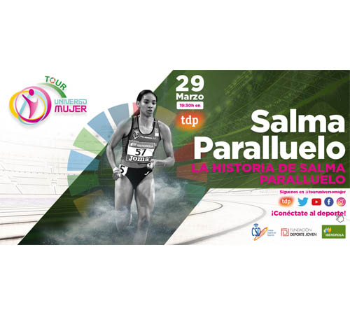 Salma Paralluelo luce su talento en el césped y en el tartán