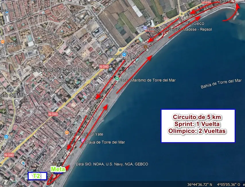 Circuito de carrera a pie