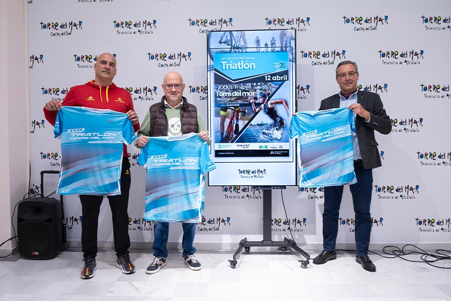 EL XXXII TRIATLÓN DE TORRE DEL MAR SE PRESENTA OFICIALMENTE CON IMPORTANTES NOVEDADES ORGANIZATIVAS Y DEPORTIVAS
