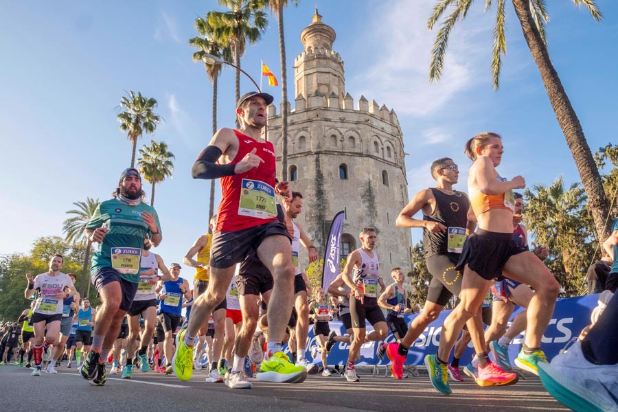 The Zurich Maraton de Sevilla 2025 is sold out six and a half months before its celebration on February 23<sup>rd</sup>