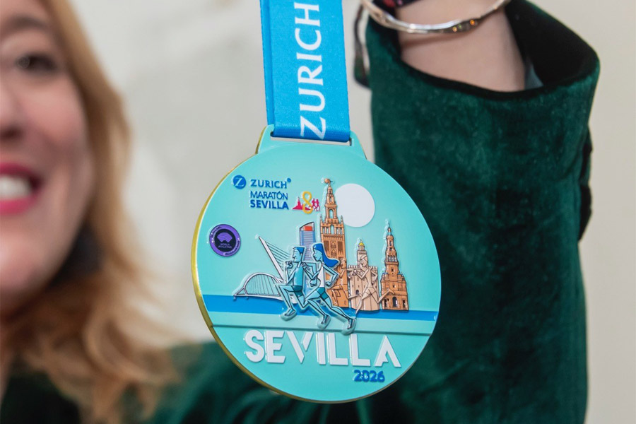 We are releasing the second phase of the delivering plan of the #ZurichMaratonSevilla26 finisher medal.