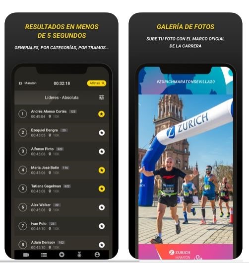APP oficial del Zurich Maratón de Sevilla 2020